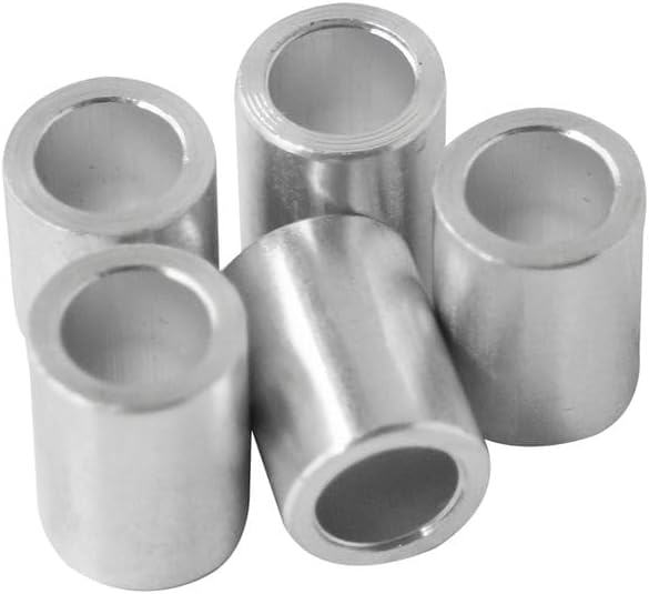Espaciador aluminio 3/8x1/4 redondo para pernos 1/4 o M6