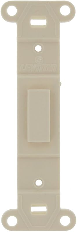Placa adaptadora plástico palanca blanca 80700-T