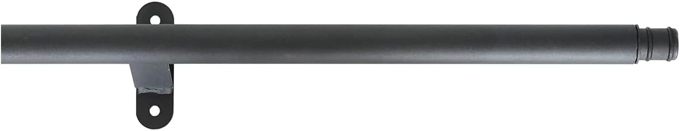 Extensión escalera deslizante 4ft soportes pared negra