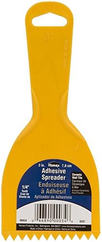 Esparcidor adhesivo dientes 1/4 para cerámica amarillo 3