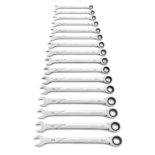 Set 16 Pzas Llaves Trinquete 120XP Lengüeta Universal