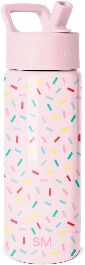 Botella agua niños Summit con pajilla 18oz acero inox