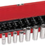 Set 8 Pzas Llaves Vaso 3/8pulg Caja Metal Bisagras