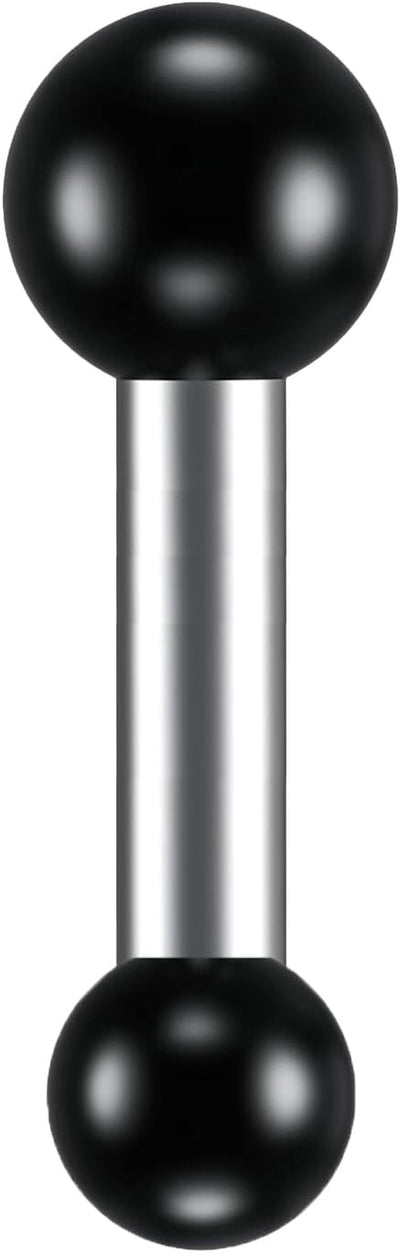 Barra extensión adaptadora bola 0.67-1 pulg comp soportes RAM B