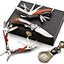 Set herramientas multiusos 9 funciones cuchillo plegable