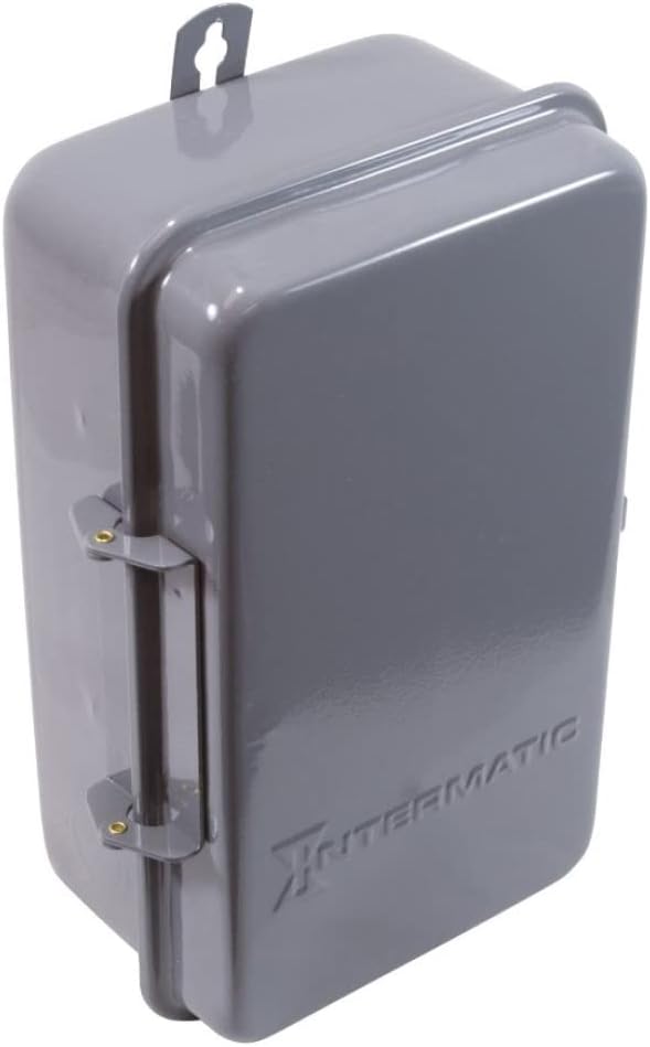 Caja eléctrica acero 5 1/2x9 3/8x3 5/8 gris