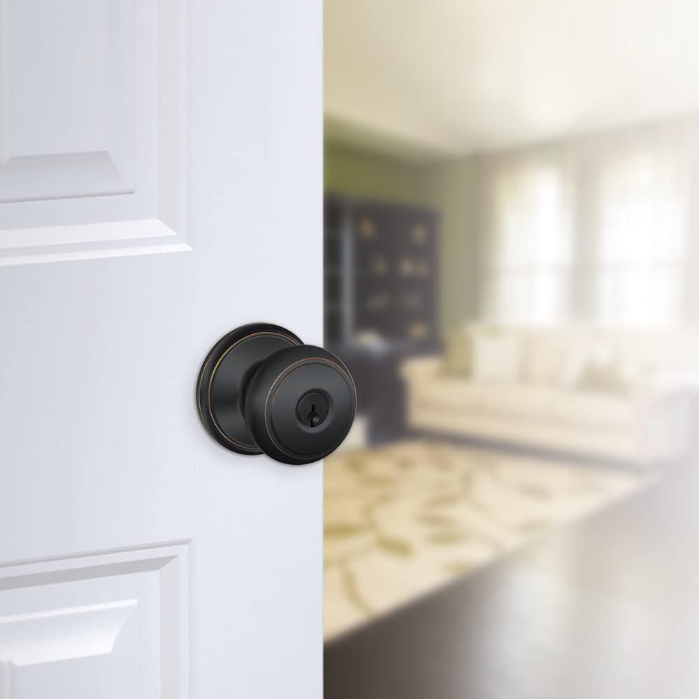 Perilla puerta a prueba de pánico con llave Latón