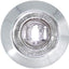 Luz LED 1" blanco/claro bisel plástico cromado