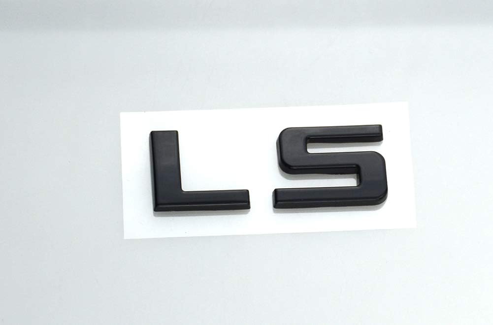 Placa identificación LS 3D Chevy Silverado 07-13 negro