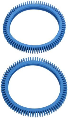 2 Pzas Neumáticos traseros azules para limpiadores piscina