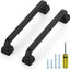 30 Manijas Negro Mate para Gabinete Cocina 3-3/4"