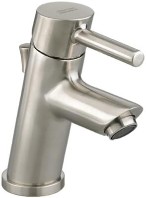 Grifo lavabo baño monoblock níquel satinado