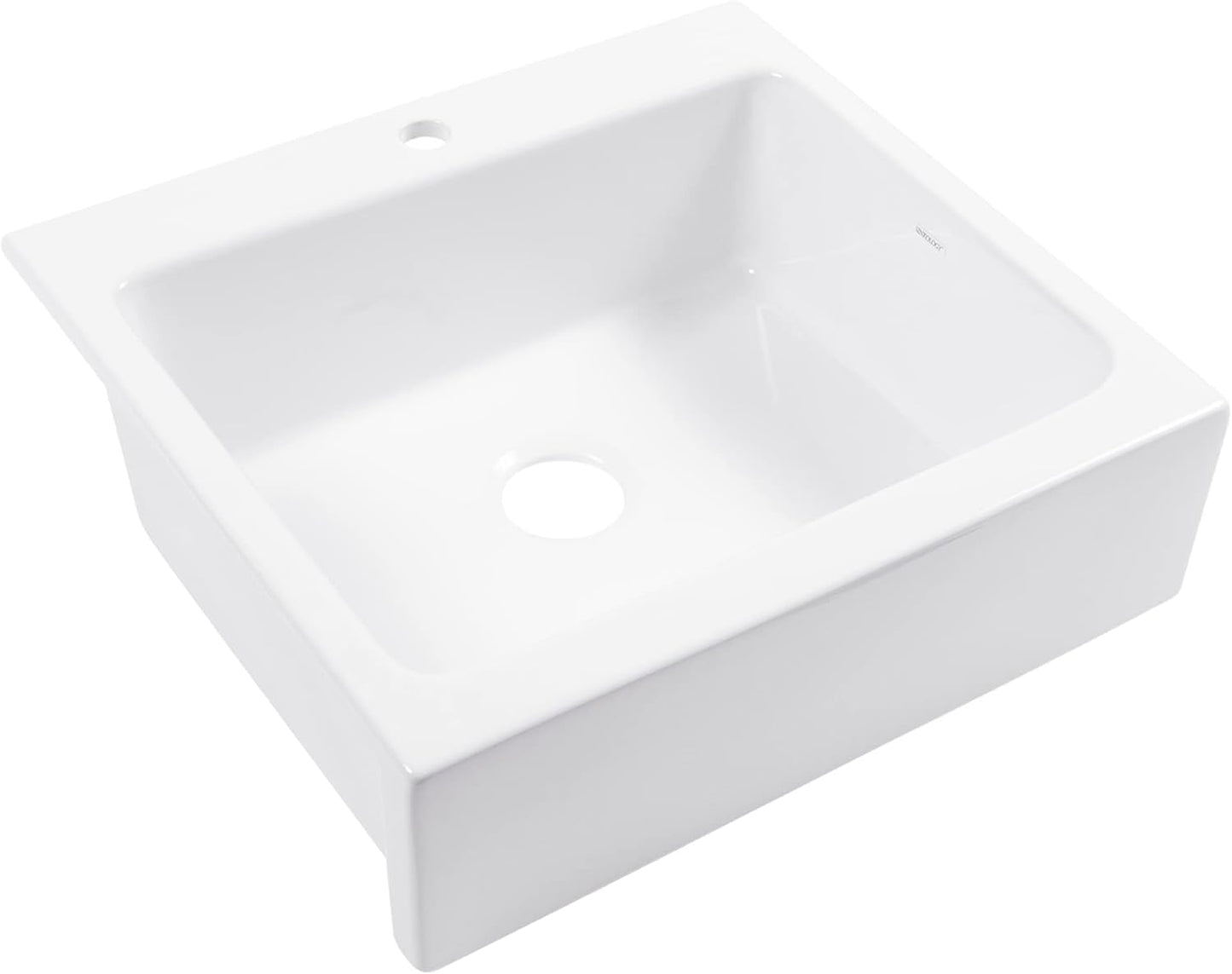 Fregadero cocina arcilla refractaria 26pulg con cuenco