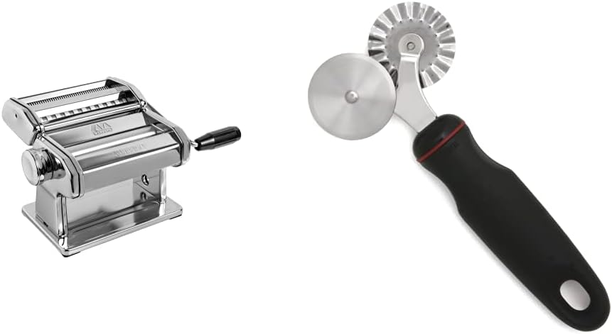 Máquina pasta acero inox 5.906pulg rueda pastelería Norpro negro