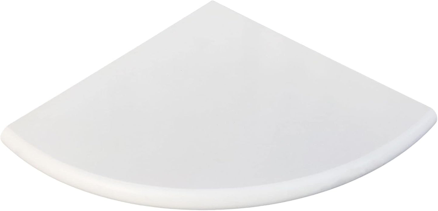 Estante esquinero mármol sintético baño 9x9"
