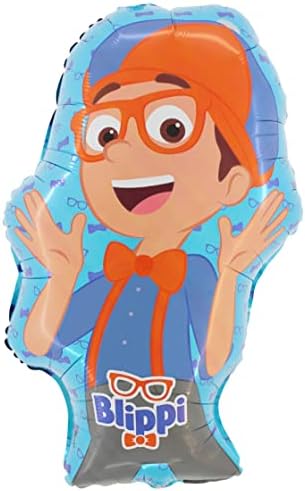 Globo aluminio Blippi 29pulg decoración fiesta infantil