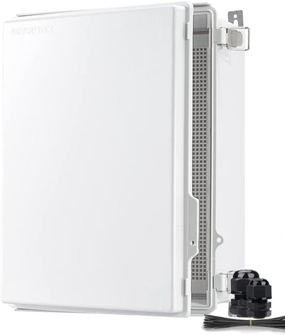 Caja eléctrica impermeable IP67 plástico ABS gris 40x30x18cm