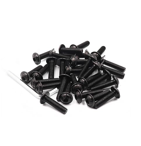 20 S de rosca M6 con brida Allen acero carbono 10.9