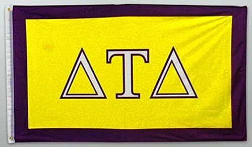 Bandera Delta Tau Delta 3x5ft para Exposición y Eventos