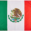 Banderas México poliéster 3x5'}