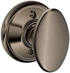 Pomo cerradura sin giro peltre antiguo F170