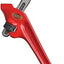 Llave tubo E-110 9.5" mordaza hexagonal desviada roja