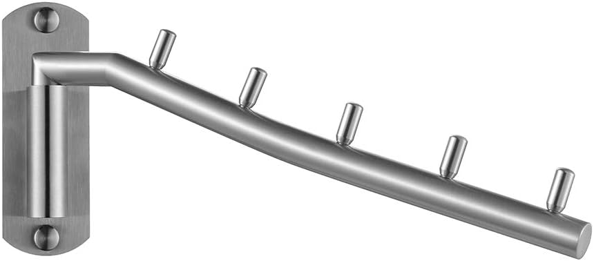 Soporte plegable para colgar ropa acero inox