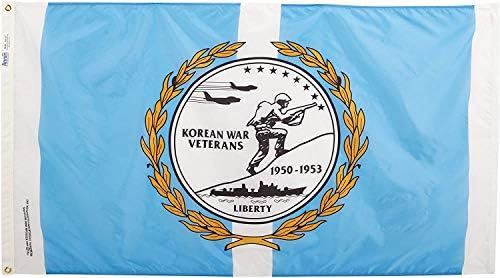 Bandera veteranos guerra coreana 3x5ft