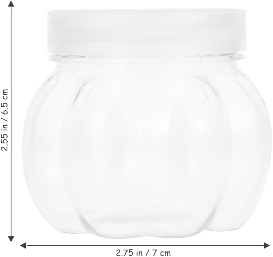 12 Tarros Transparentes para Dulces Bodas Halloween