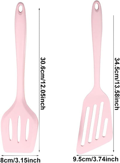 2 Espátulas Silicona Antiadherentes para Hornear Freír