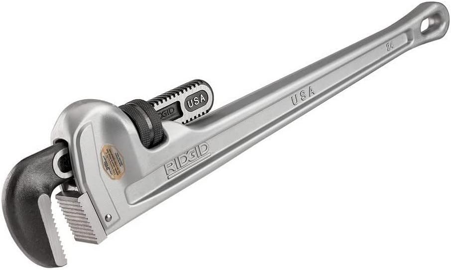 Llave tubo recta aluminio 24pulg gris