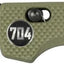 Cuchillo bolsillo plegable bloqueo barra D2 G10 verde