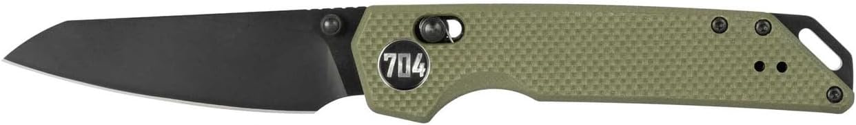 Cuchillo bolsillo plegable bloqueo barra D2 G10 verde