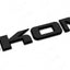2 Pzas Placa Identificación Puerta Yukon SUV HD Negro Mate