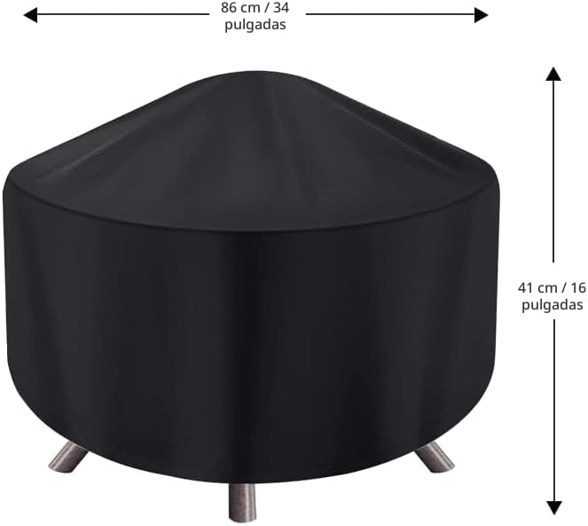 Cubierta redonda chimenea 22-34pulg impermeable antiuv