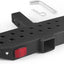 Paso enganche 1000lb con receptor 2pulg y reflectores
