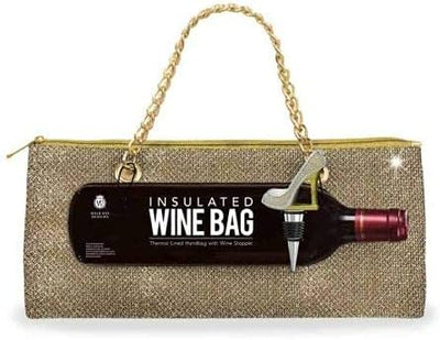 Bolsa vino aislada para mujer con tapón de tacón