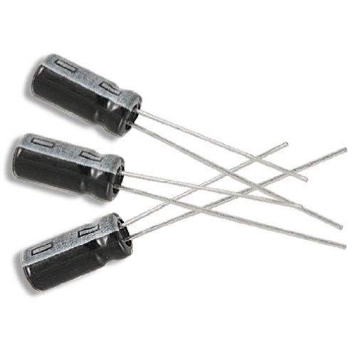 Condensador electrolítico radial 3.3uf 50v 105°C pack 5