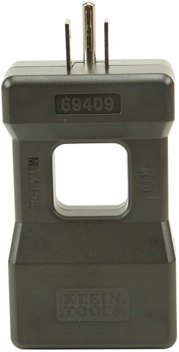 Divisor línea 10x y probador GFCI RT250 con LCD negro