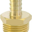 Conector Pex a 3/4 GHT Macho latón manguera jardín