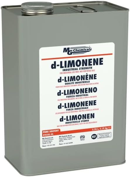 Contenedor metal transparente d-limoneno 3.78l