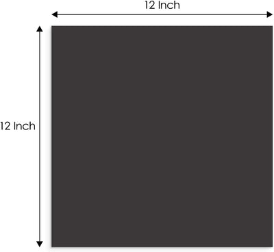 10 Alfombrillas Negras 12x12pulg Tablero 4 Capas