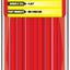 Sujetacables nailon rojo 14.6pulg 50lb paquete 100