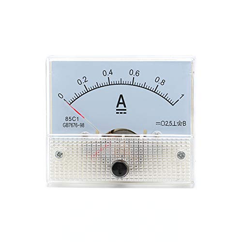 Amperímetro DC 0-1A con Puntero 64x60x56mm