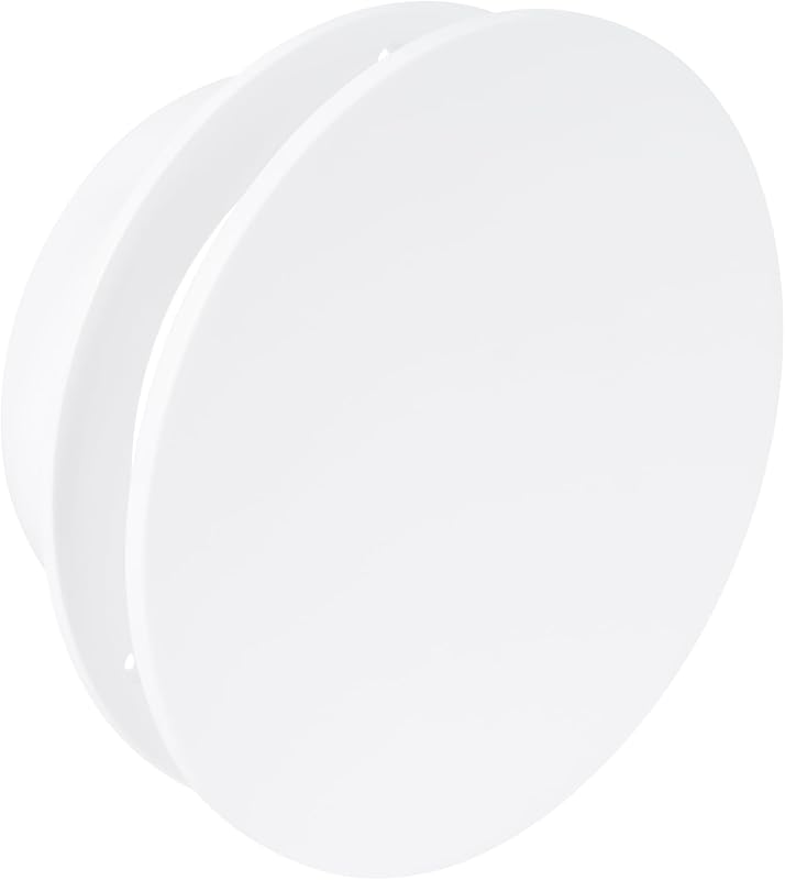 Difusor aire circular 6pulg plástico blanco ajustable