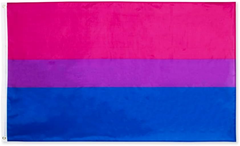 Bandera bisexual arcoíris 3x5ft