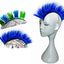 Pelucas sintéticas Mohawk reutiliz. para bicicleta