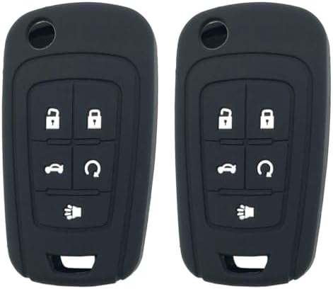 Funda silicona llavero 5 botones para Chevy Camaro Cruze