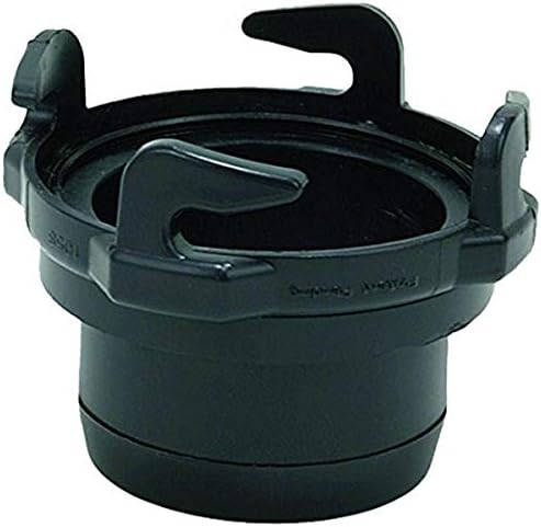 Adaptador manguera recta 3" Negro