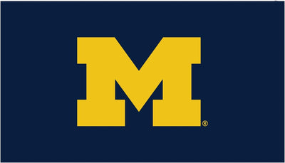 Tapete antiderrap NCAA Michigan 28x16" puerta
